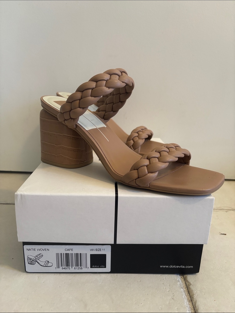 Dolce Vita Braided Block Heel Sandal